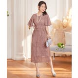 ワンピース ミモレ丈 結婚式 フォーマル ベルト付き | DRESS+ | 詳細画像22
