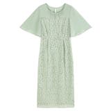 ワンピース ミモレ丈 結婚式 フォーマル ベルト付き | DRESS+ | 詳細画像30