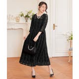 ブラック | ワンピース ドレス レース 結婚式 披露宴 パーティー | DRESS+