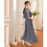 パーティードレス ワンピース 体型カバー 結婚式 | DRESS+ | 詳細画像16