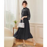 パーティードレス ワンピース レース切替 ロング丈 | DRESS+ | 詳細画像18