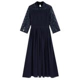 パーティードレス ワンピース レース切替 ロング丈 | DRESS+ | 詳細画像9