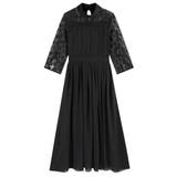 パーティードレス ワンピース レース切替 ロング丈 | DRESS+ | 詳細画像23