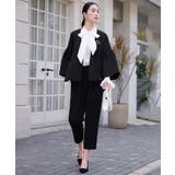 ブラック | セットアップ 2点セット クロップドパンツ | DRESS+