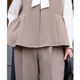 万能ペプラムパンツセットアップ | DRESS+ | 詳細画像9 