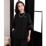 ペプラムパンツセットアップ パーティースーツ | DRESS+ | 詳細画像42 