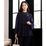 ペプラムトップス パンツセットアップ | DRESS+ | 詳細画像21
