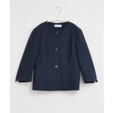 スリット入りノーカラージャケット | DRESS+ | 詳細画像39