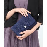 ネイビー | バッグ クラッチバッグ パーティーバッグ 結婚式 2way卒業式 成人式 | DRESS+