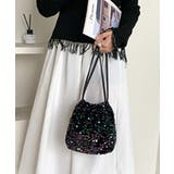 キラキラ輝くスパンコール巾着バッグ | DRESS+ | 詳細画像8 