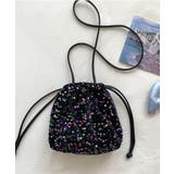 キラキラ輝くスパンコール巾着バッグ | DRESS+ | 詳細画像20 