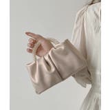 ギャザーデザインのパールハンドル付きバッグ  | DRESS+ | 詳細画像20 