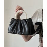 ギャザーデザインのパールハンドル付きバッグ  | DRESS+ | 詳細画像24 