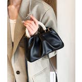 ギャザーデザインのパールハンドル付きバッグ  | DRESS+ | 詳細画像23 