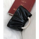 ギャザーデザインのパールハンドル付きバッグ  | DRESS+ | 詳細画像30 