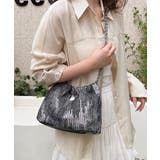 きらめくデニム素材のショルダーバッグ | DRESS+ | 詳細画像16 