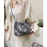 きらめくデニム素材のショルダーバッグ | DRESS+ | 詳細画像17 