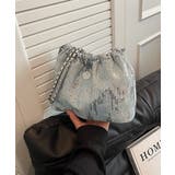 きらめくデニム素材のショルダーバッグ | DRESS+ | 詳細画像12 