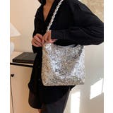 スパンコールショルダーバッグ 大容量 | DRESS+ | 詳細画像14 