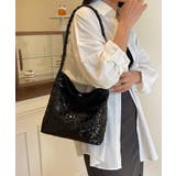 スパンコールショルダーバッグ 大容量 | DRESS+ | 詳細画像6 