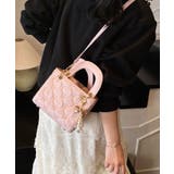 キルティング チャーム付き ハンドバッグ | DRESS+ | 詳細画像16