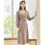 フォーマル ワンピース オフィスカジュアル 袖あり | DRESS+ | 詳細画像3 