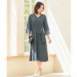 フォーマル ワンピース ドレス 結婚式 七分袖 | DRESS+ | 詳細画像14 