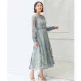 カーキ | パーティードレス ワンピース 総レース 3way | DRESS+