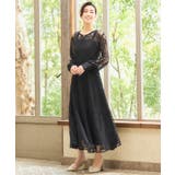 ブラック | パーティードレス ワンピース 総レース 3way | DRESS+
