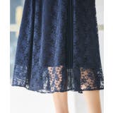 ワンピース ドレス レースミモレ丈 総レース 結婚式 | DRESS+ | 詳細画像22