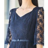 ワンピース ドレス レースミモレ丈 総レース 結婚式 | DRESS+ | 詳細画像20