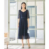 ワンピース ドレス レースミモレ丈 総レース 結婚式 | DRESS+ | 詳細画像23