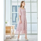 ワンピース ドレス レースミモレ丈 総レース 結婚式 | DRESS+ | 詳細画像27