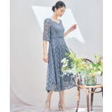 ワンピース ドレス レースミモレ丈 総レース 結婚式 | DRESS+ | 詳細画像4