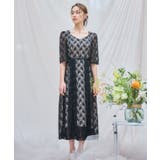 ワンピース ドレス レースミモレ丈 総レース 結婚式 | DRESS+ | 詳細画像10