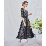 ワンピース ドレス レースミモレ丈 総レース 結婚式 | DRESS+ | 詳細画像11