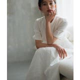 2素材ドッキングワンピース 半袖 ロング丈 | DRESS+ | 詳細画像12