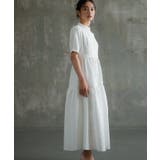 2素材ドッキングワンピース 半袖 ロング丈 | DRESS+ | 詳細画像14
