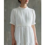 2素材ドッキングワンピース 半袖 ロング丈 | DRESS+ | 詳細画像19