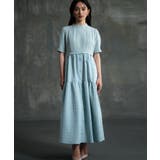 2素材ドッキングワンピース 半袖 ロング丈 | DRESS+ | 詳細画像11