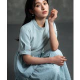 2素材ドッキングワンピース 半袖 ロング丈 | DRESS+ | 詳細画像6