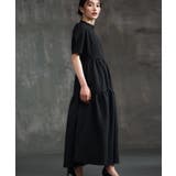 2素材ドッキングワンピース 半袖 ロング丈 | DRESS+ | 詳細画像22