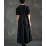 2素材ドッキングワンピース 半袖 ロング丈 | DRESS+ | 詳細画像23