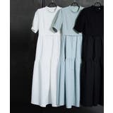 2素材ドッキングワンピース 半袖 ロング丈 | DRESS+ | 詳細画像29