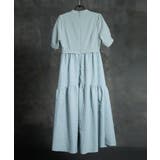 2素材ドッキングワンピース 半袖 ロング丈 | DRESS+ | 詳細画像31
