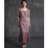 パーティードレス 2素材ドッキングワンピース | DRESS+ | 詳細画像21