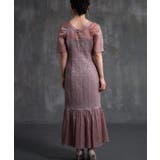 パーティードレス 2素材ドッキングワンピース | DRESS+ | 詳細画像23