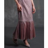 パーティードレス 2素材ドッキングワンピース | DRESS+ | 詳細画像28