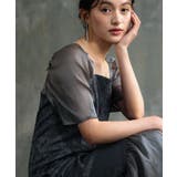 パーティードレス 2素材ドッキングワンピース | DRESS+ | 詳細画像10