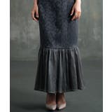 パーティードレス 2素材ドッキングワンピース | DRESS+ | 詳細画像11